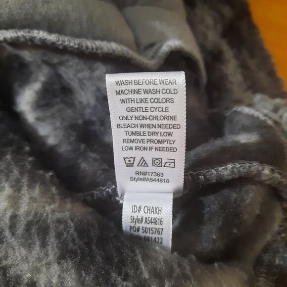 Koolaburra by UGG Womens Gray Brushed Back Sherpa Hoodie Pullover Size L - Picture 5 of 6